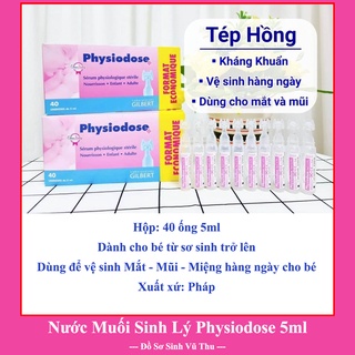 Nước Muối Sinh Lý Physiodose Hồng, Xanh, Vàng