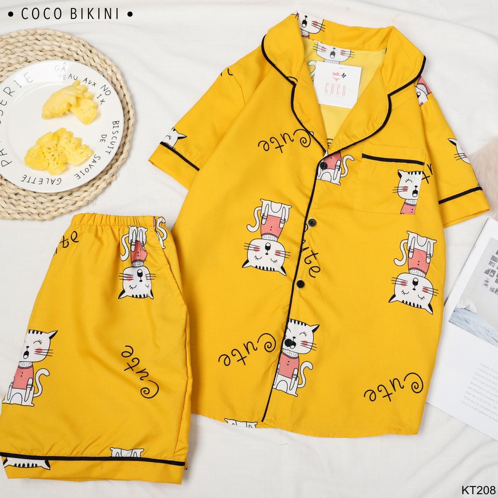 [Mã WA1606 giảm 15% đơn 99k] 𝑪𝑶𝑪𝑶 𝑩𝑰𝑲𝑰𝑵𝑰 Bộ Đồ Ngủ - Đồ Mặc Nhà Kate Thái ( KT208 ) | BigBuy360 - bigbuy360.vn