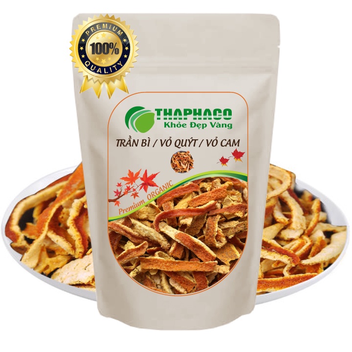 Trần Bì/ Vỏ Quýt/Vỏ Cam Khô Nguyên Chất - Túi Zip 100gram