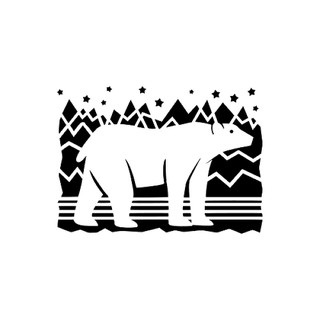 Khuôn hình xăm Gấu arctic