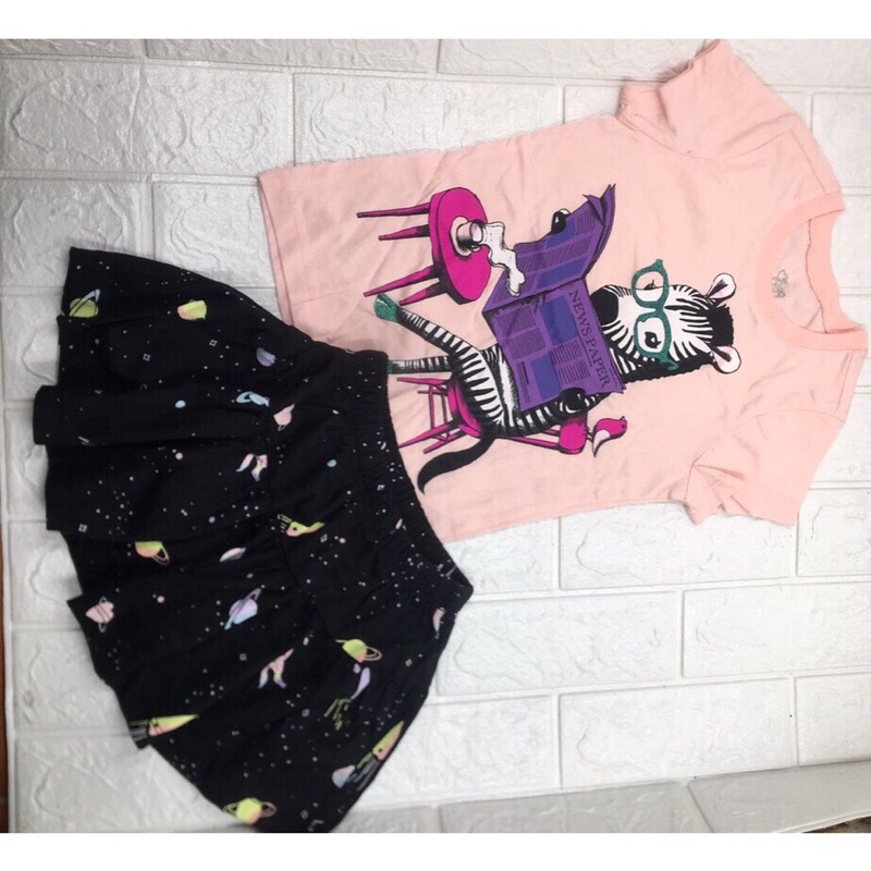 Set bộ áo thun + quần siêu xinh cho bé gái 14 - 45kg