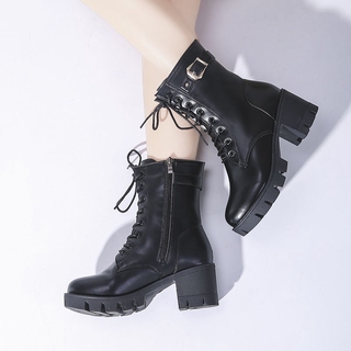 Giày Boot Cao Gót Phong Cách Trẻ Trung Dành Cho Nữ