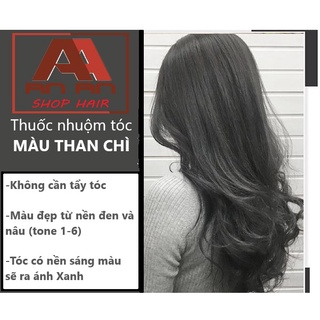 Thuốc nhuộm tóc màu THAN CHÌ, XÁM ĐEN tặng trợ nhuộm