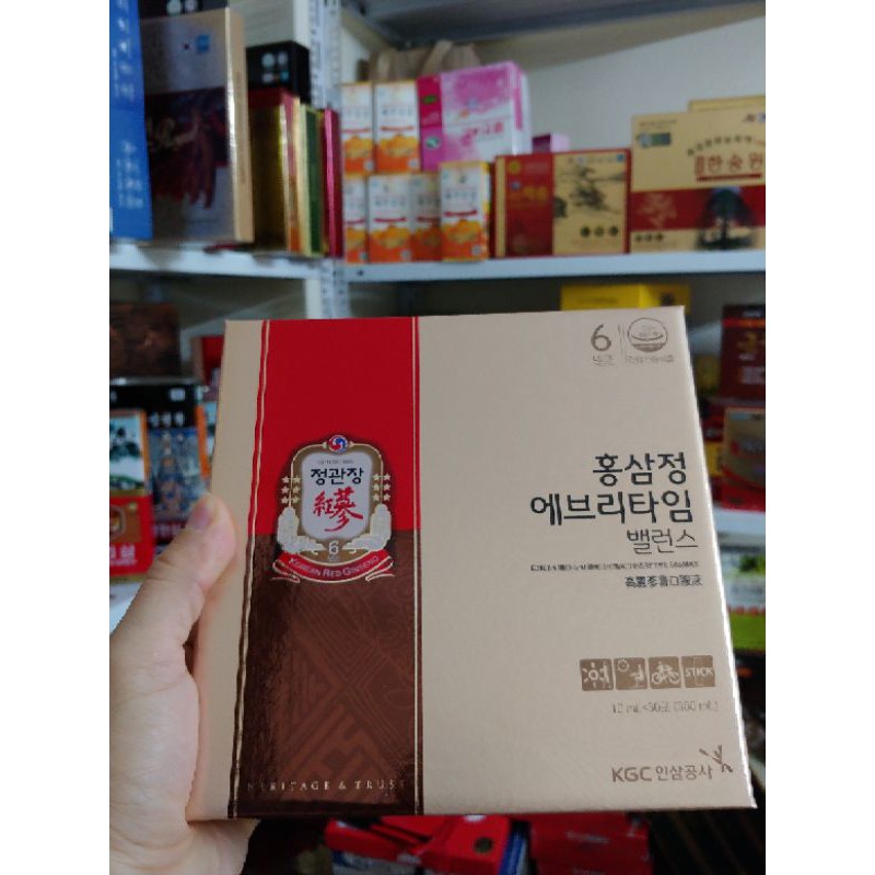 Nước hồng sâm kgc hộp 10ml x 30 gói | BigBuy360 - bigbuy360.vn