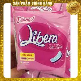 Bịch 6 Gói Băng Vệ Sinh Libera Maxi Không Cánh 8 miếng