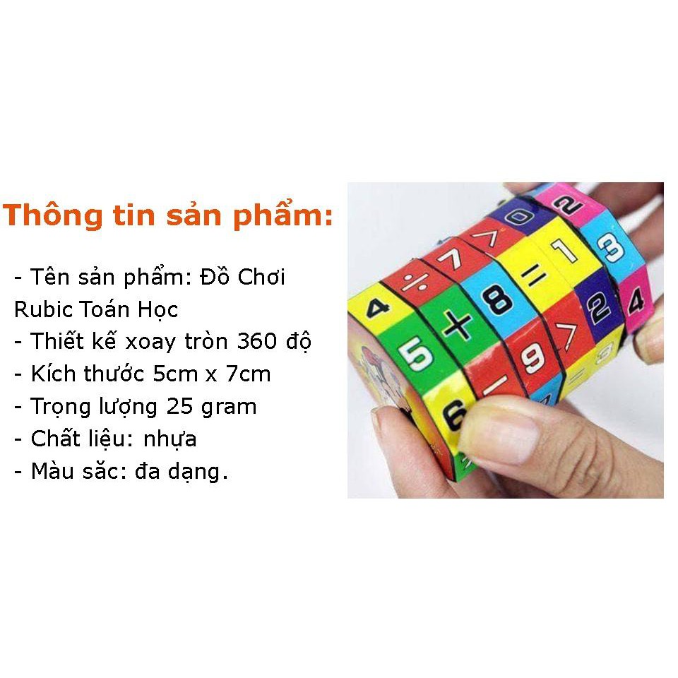 Đồ chơi rubic toán học tiện lợi trò chơi phát triển tư duy cho bé đồ chơi trẻ em xếp hình số trượt