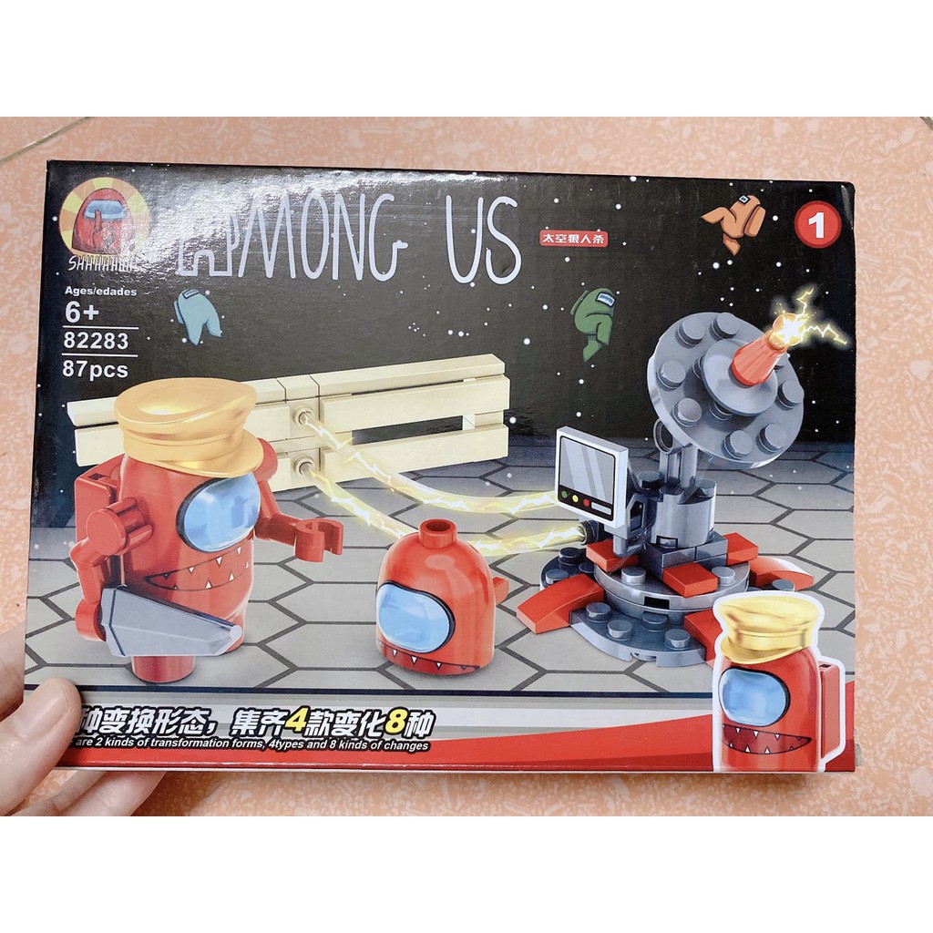 [Hàng Đang Hot] Lego Among Us bộ từ 82 miếng ghép đến 88 miếng ghép