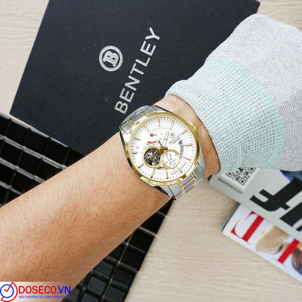 Đồng hồ nam Bentley mặt hề BL1831-15MTWI