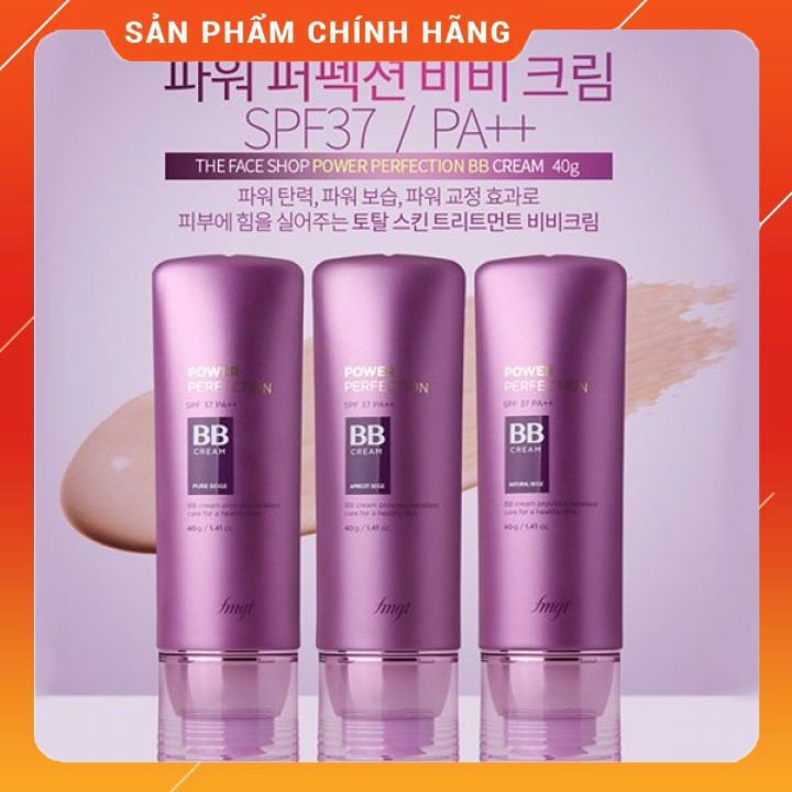 Kem nền đa năng The Face Shop BB Cream Face it Power Perfection BB tím TFS