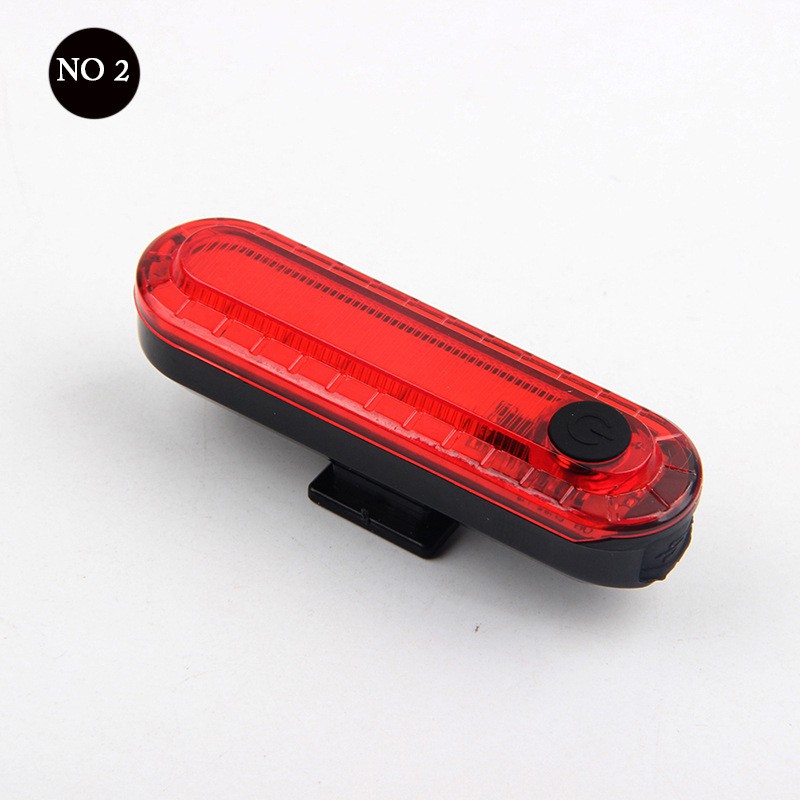 Đèn LED chiếu hậu MOSOWORLD màu đỏ sạc USB cho xe đạp