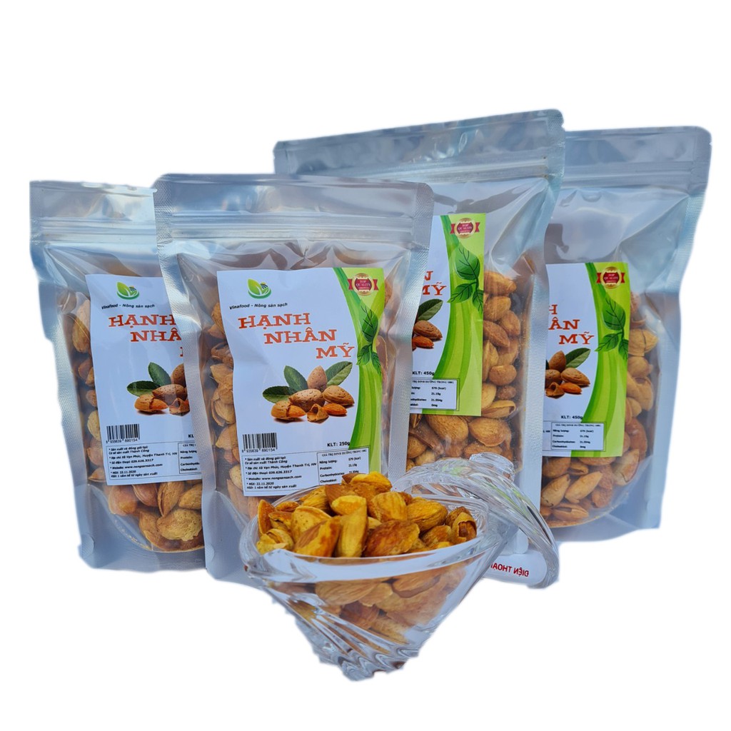 450G HẠNH NHÂN Mỹ Rang Bơ ❌FREESHIP❌ date mới vỏ mỏng thơm bùi chuẩn size ĐẠI | BigBuy360 - bigbuy360.vn