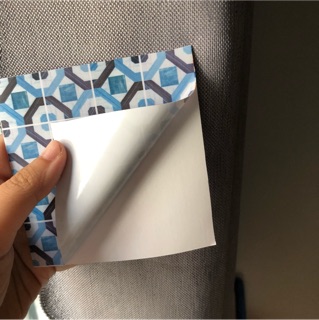 Ảnh chụp thật decal gạch bông