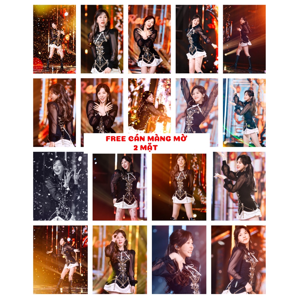 Lomo card ảnh nhóm Red Velvet - Feel My Rhythm - Inkigayo2