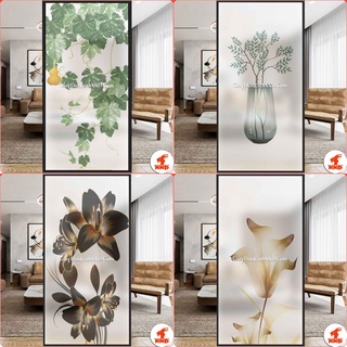 Tranh Dán Kính 3D In Trên Decal Mờ Khổ 60cm x 120cm