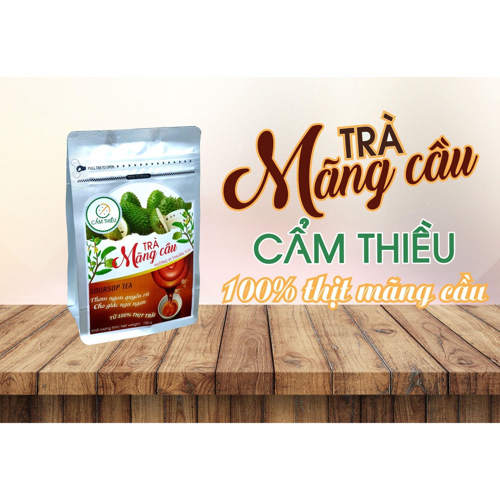 Trà mãng cầu hương vị thuần túy, được làm từ thịt trái mãng cầu xiêm, không chất bảo quản, cung cấp số lượng lớn