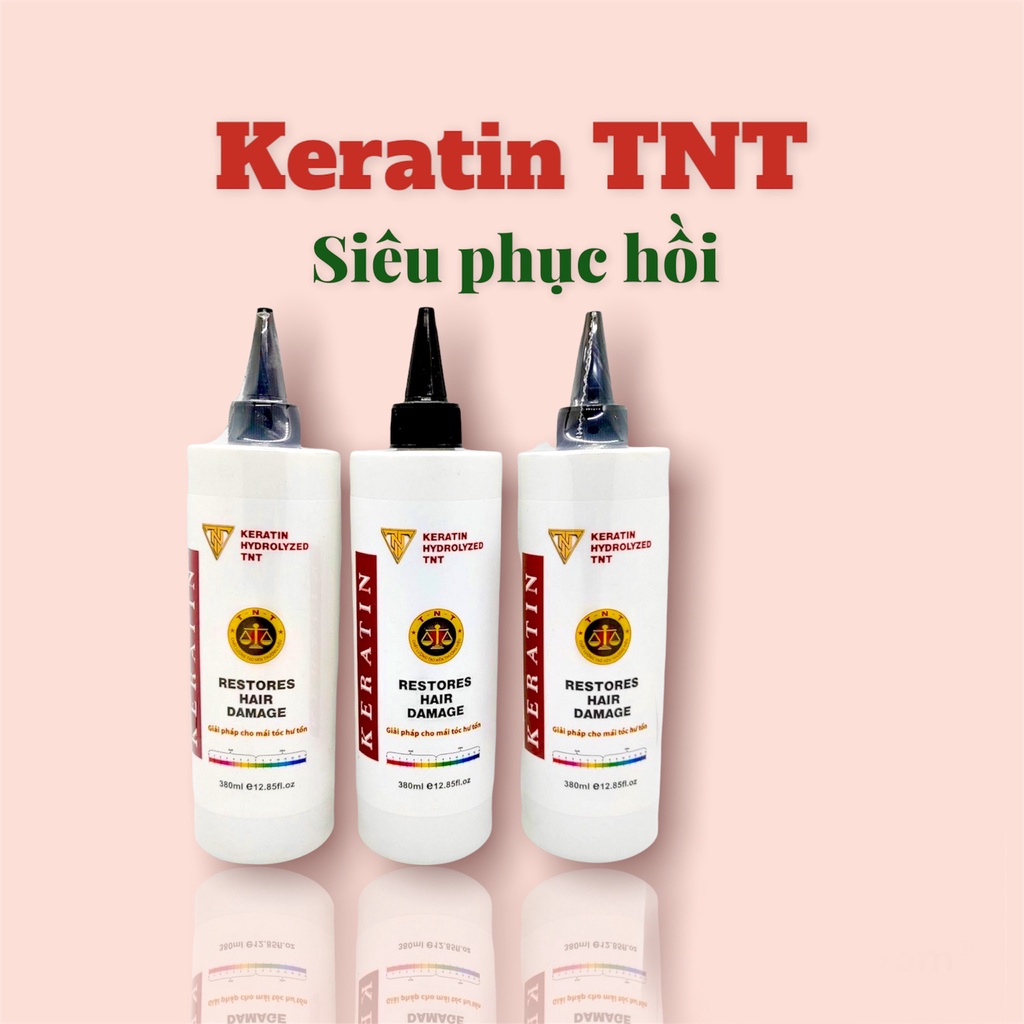 Ủ tóc keratin TNT, sản phẩm phục hồi tóc hư tổn giúp tóc mềm mượt, đanh dai sợi tóc ngay từ lần đầu tiên