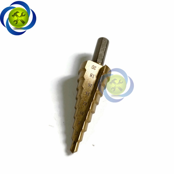 Mũi khoan tháp thẳng đuôi tròn 4-20mm Tolsen 75872