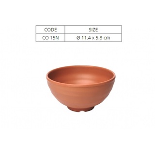 Chén Cơm Nhựa Melamine Nhám Ngói
