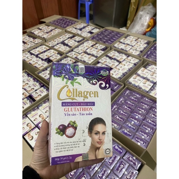 Collagen Zenpali Măng Cụt - Đậu Biếc