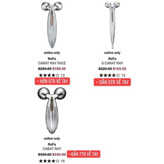 Máy massage Refa Carat Ray, Refa Carat Ray Face, Refa S Ray