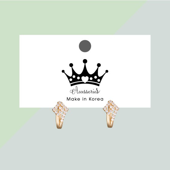 TAG KHUYÊN HÌNH VƯƠNG MIỆN giấy bìa cứng 100 cái