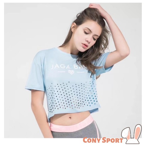 Áo thun phông ngắn thể thao nữ Bee (Đồ tập gym,yoga) II NAM CONY SPORT