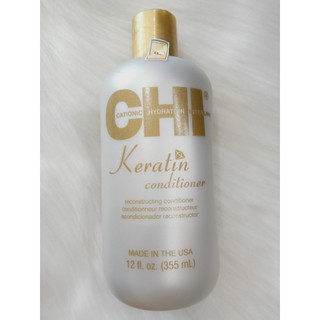 Dầu xả phục hồi CHI Keratin Conditioner 355ml
