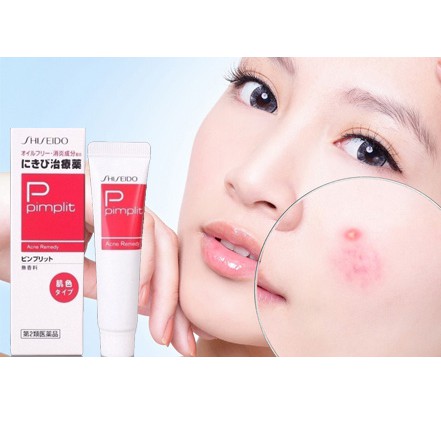 18g - Kem mụn Pimplit Shiseido Nhật Bản giúp giảm mụn