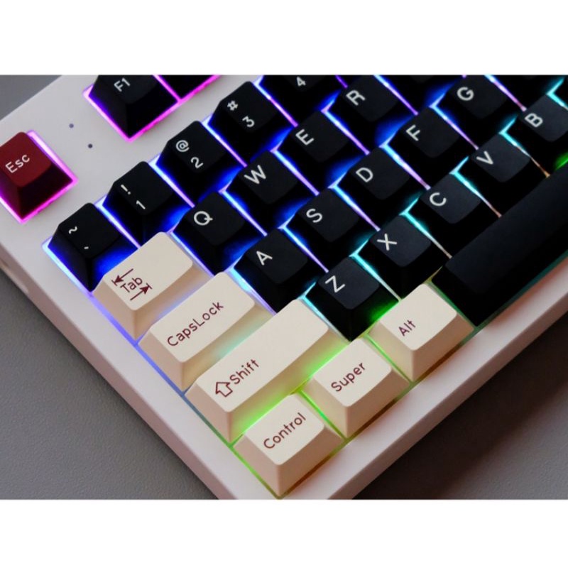 Bộ nút keycap Rome Cherry profile PBT double shot 177 nút cho bàn phím cơ