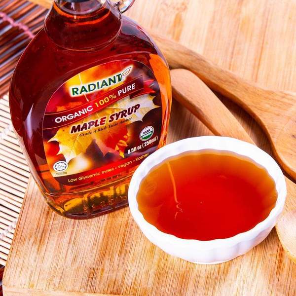 Maple Syrup (Si rô) cây phong hữu cơ lớp A 250ml - Radiant