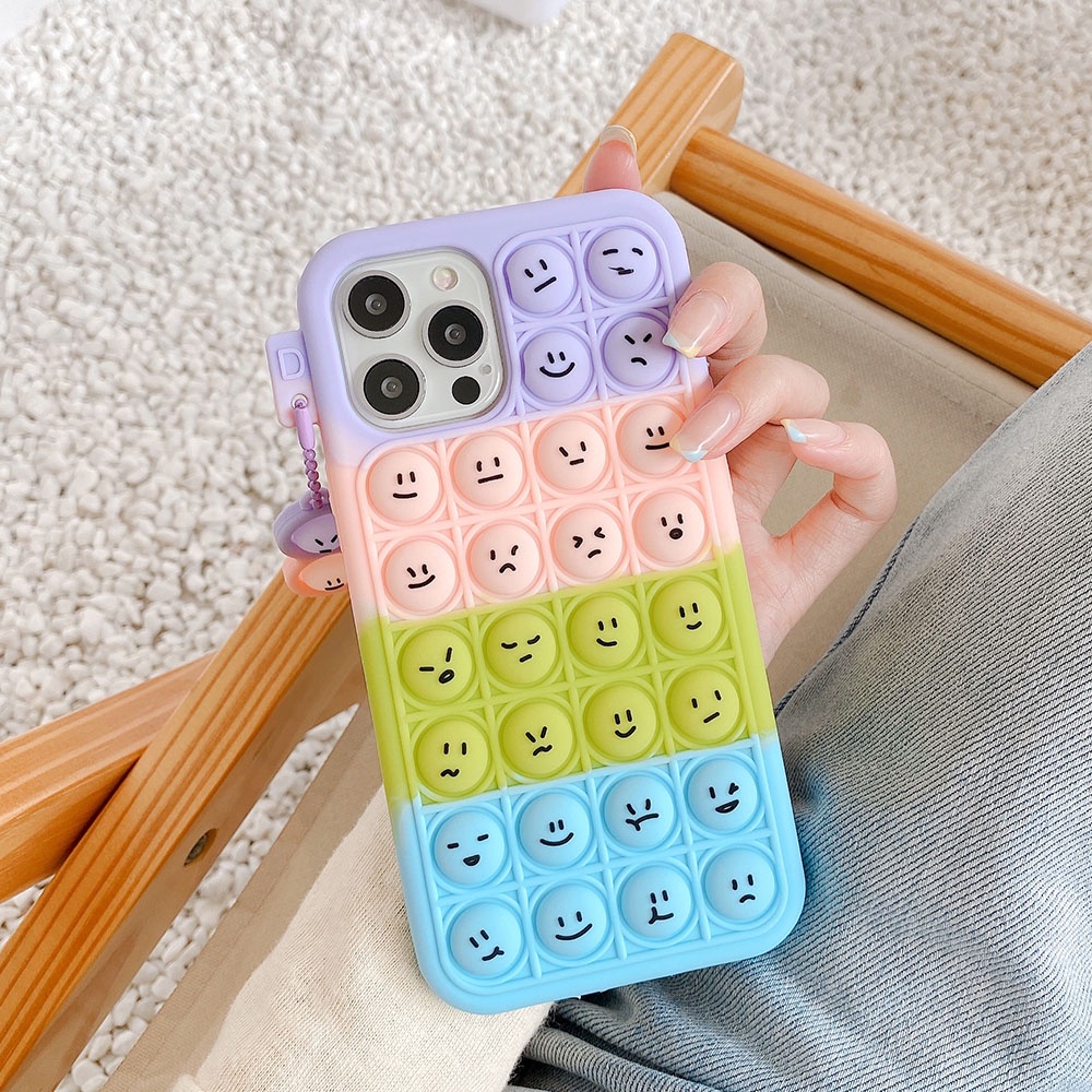 Ốp điện thoại giải tỏa căng thẳng đáng yêu cho VIVO Y20 Y12S Y12 Y12I Y17 Y15 Y12 Y11 Y81 Y85 Y1S Y51 Y31 Y50 Y30 Y19