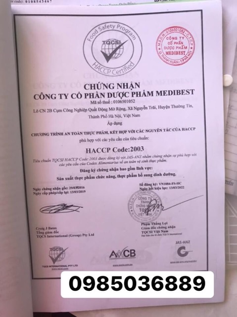 Sữa Hospcare 800g dinh dưỡng cao năng lượng