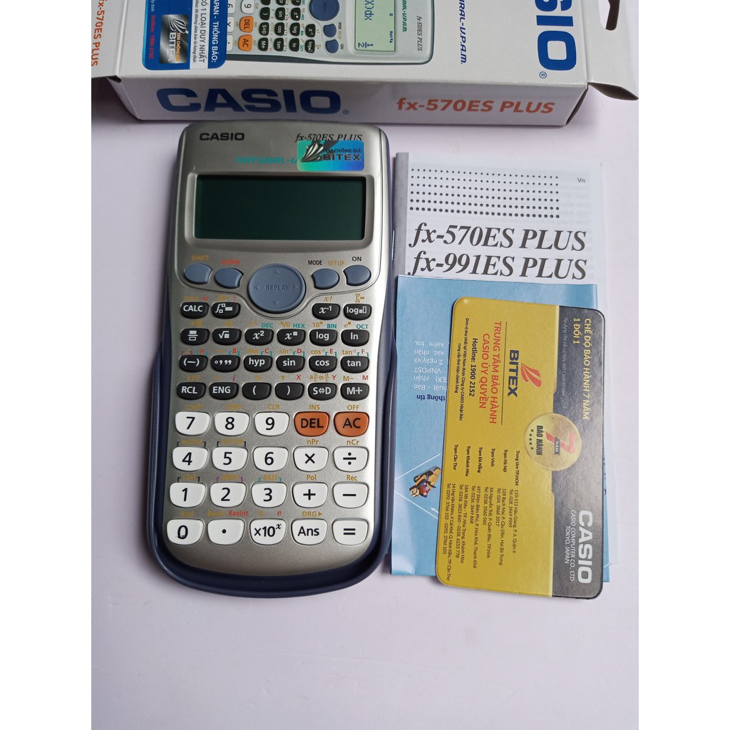 Máy tính Casio FX 570ES PLUS_hàng chính hãng