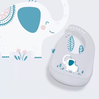Yếm ăn dặm có máng cho bé