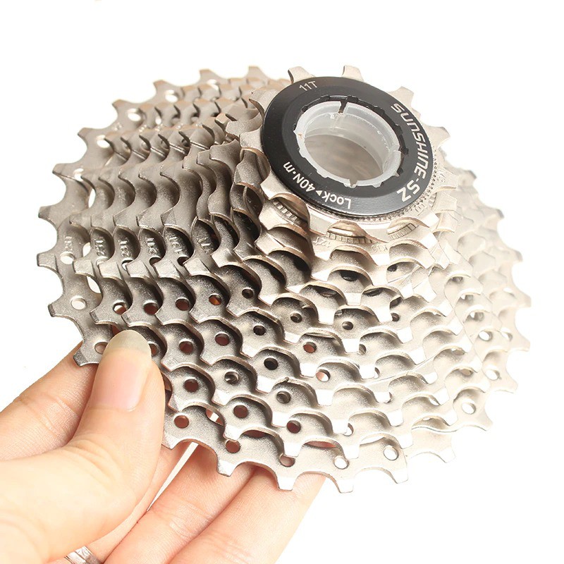 Líp Thả SunShine 8/9/10/11 Tốc Độ 11-28T Dành Cho Xe Road Tương Thích Bộ Chuyển Động Shimano , Sram