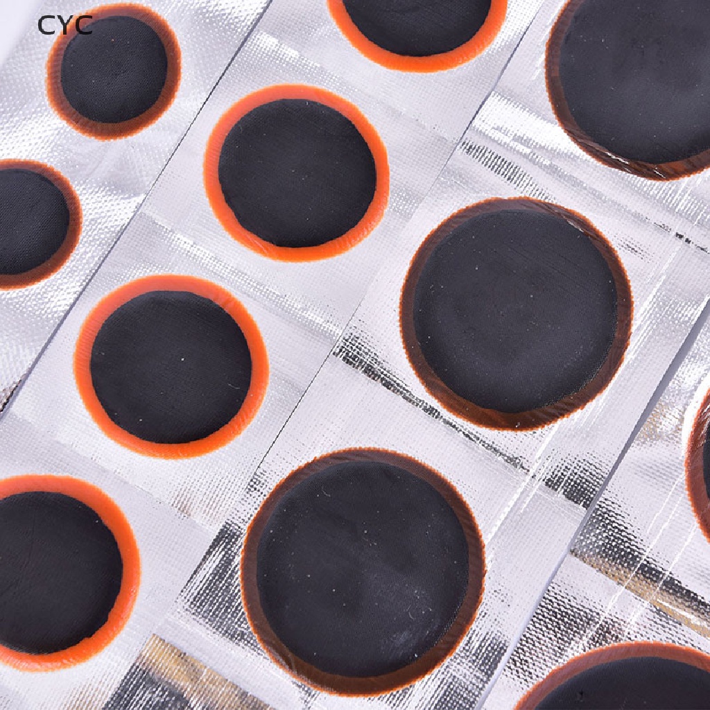 CYC Bike Tire Patches Tool Flat Tire Repair Rubber Patch Glue Lever Set Tire Fix Kit CY