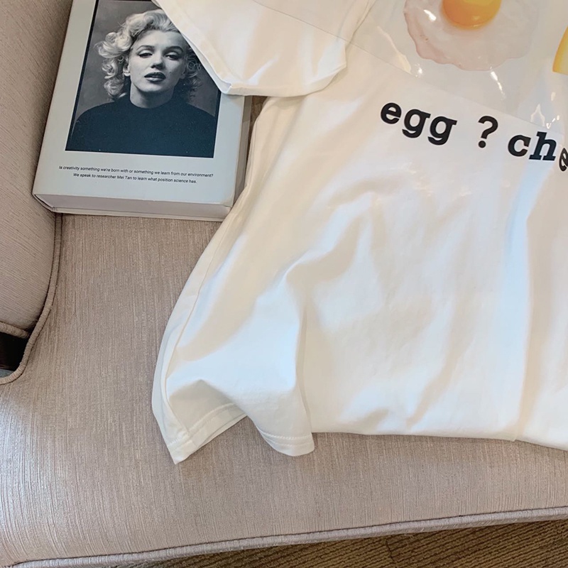 NRVP Áo Thun Nữ Tay Ngắn In Hình Phong Cách Hàn Quốc Thời Trang Mùa Hè 2022