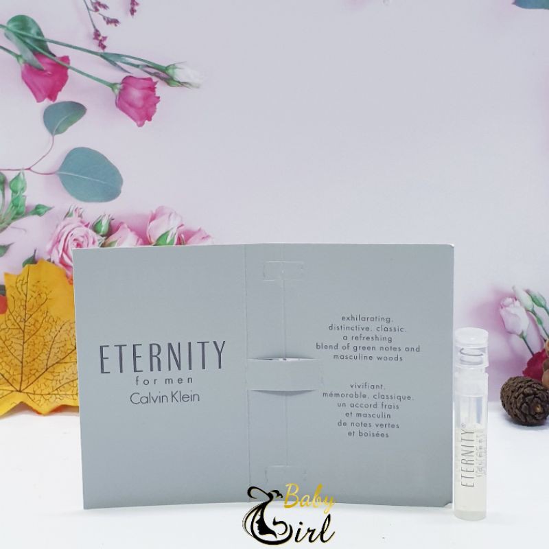 Mẫu Thử Nước Hoa Nam CK Eternity For Men 1.2ml | Thế Giới Skin Care