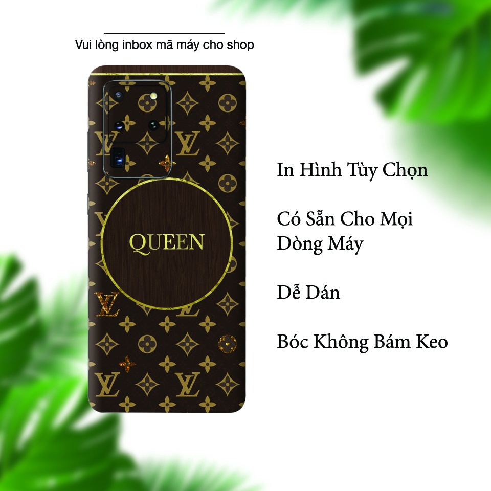 Miếng Dán Skin Điện Thoại In Hình Iv Queen Cho Iphone 7/ 8/ X/ XS/ 11/ 11 Pro Max Và Các Dòng Máy Android