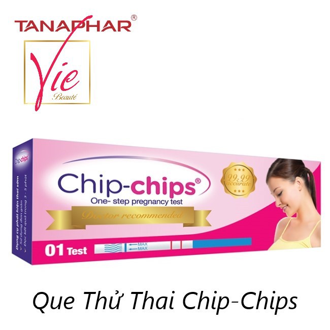 Que thử thai Chip Chips - Thử Thai Chip Chip Vie Beaute cho kết quả nhanh chóng chính xác