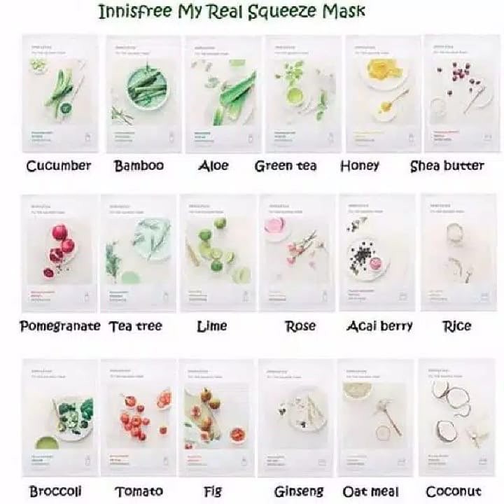 30 vị mặt nạ innisfree
