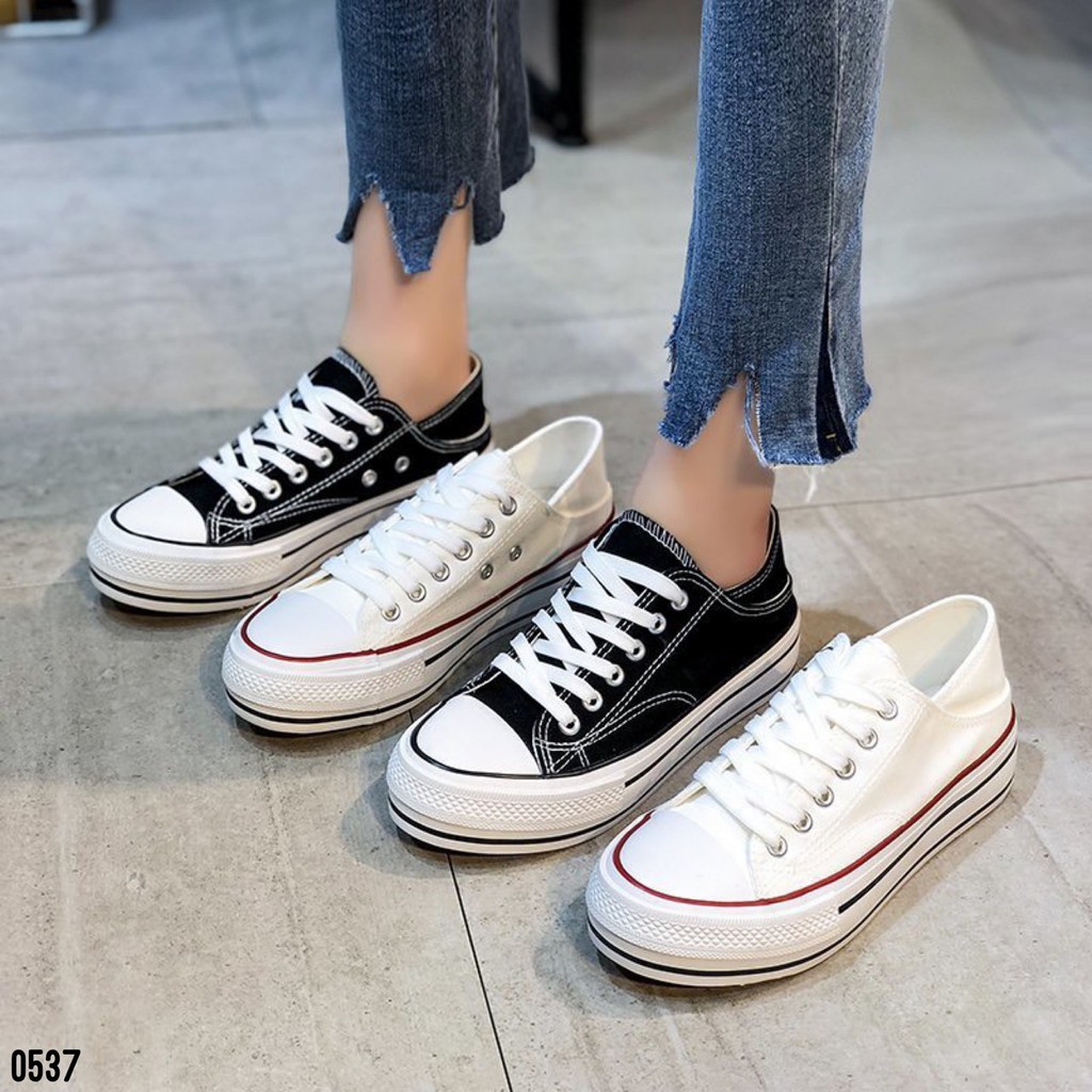 GIÀY THỂ THAO NỮ MWC - GIÀY THỂ THAO VẢI - GIÀY THỂ THAO ĐẾ BẰNG- GIÀY THỂ THAO NĂNG ĐỘNG CÁ TÍNH NUTT- 0537