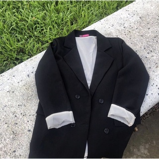 [HÀNG SẴN/ ẢNH THẬT] Áo Blazer 2 lớp Hàn Quốc