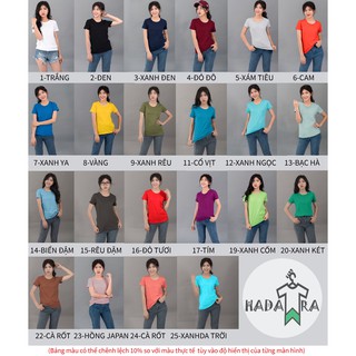 Áo Thun Nữ Cao Cấp 100% Cotton - Hồng Đất