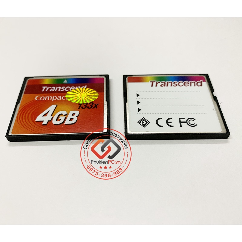 Thẻ nhớ Transcend CF 4GB (133x) chuyên dùng CNC, PLC, industrial