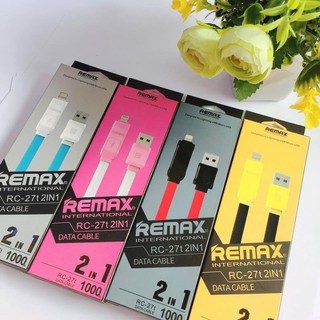 [TA]Cáp Remax 2 Trong 1 (IPhone & Android)