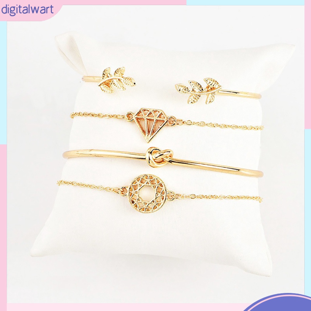 Bộ 4 Vòng Đeo Tay Nữ Phong Cách Vintage Xinh Xắn