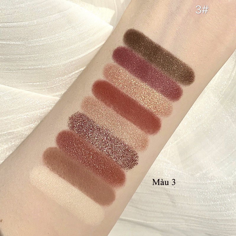 Bảng Phấn Mắt 9 Ô Dikalu Soft Eye Shadow Kim Tuyến Lấp Lánh