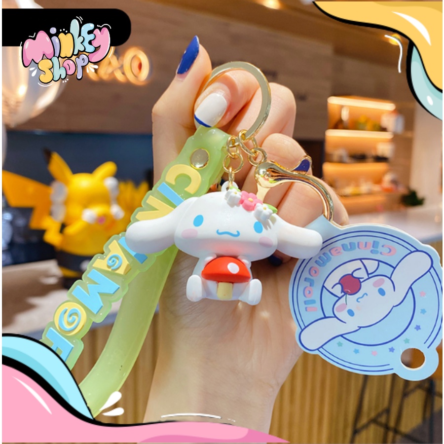 Móc Khóa Đẹp Hình Thỏ CIN Tai To Dễ Thương phụ kiện Túi Xách -Minkey