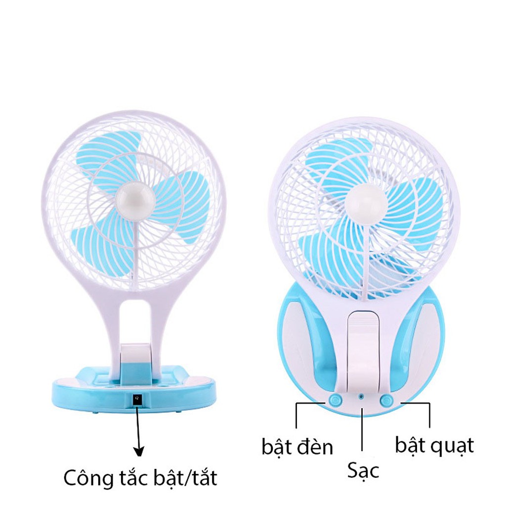 Quạt Mini Fan tích điện 2 trong 1 Model HT- 5580